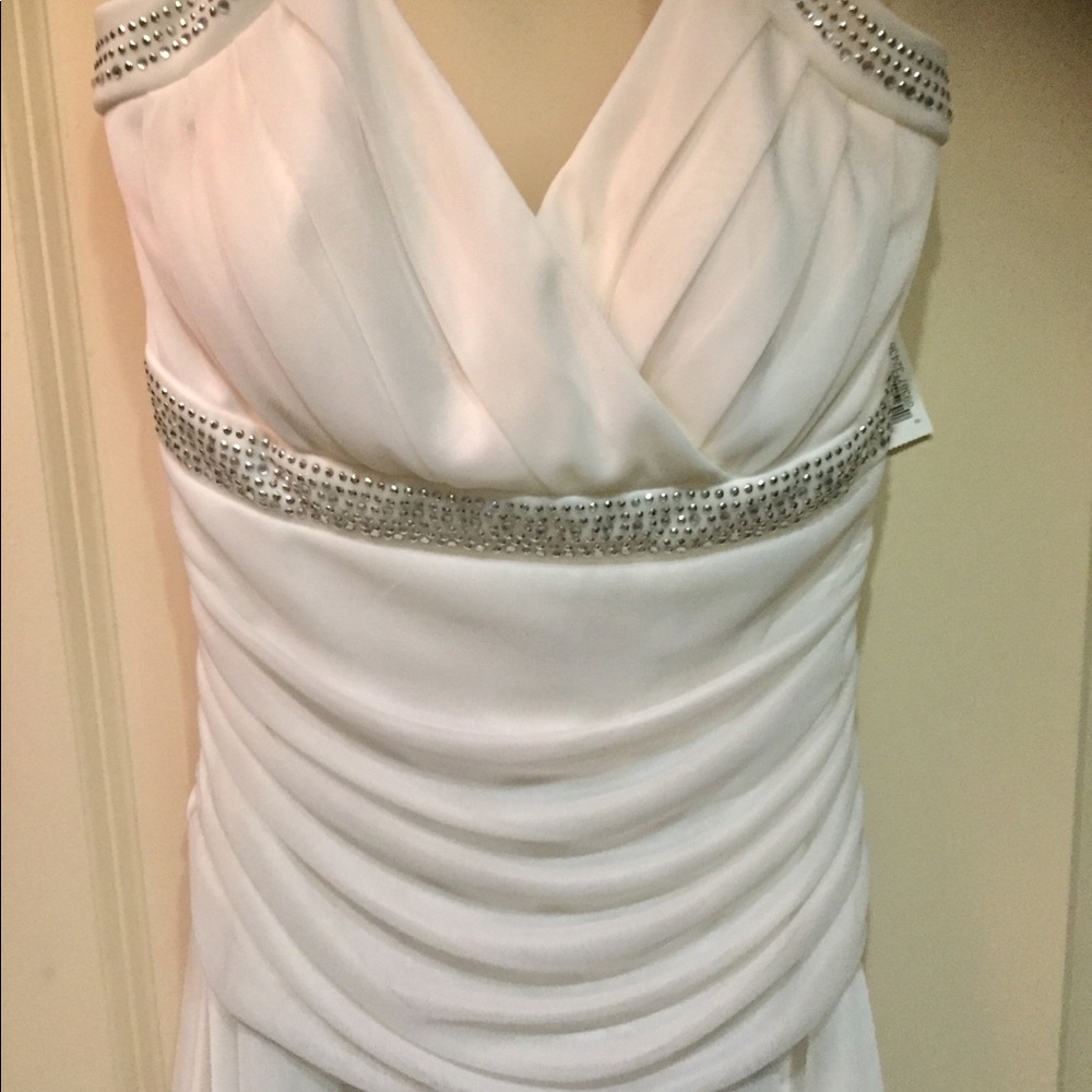 Stunning White Halter Dress